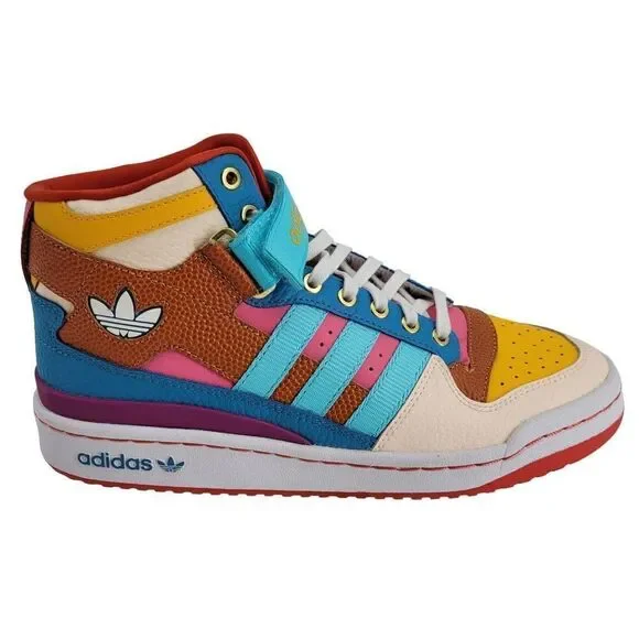 Limited Edition Adidas High‎ Top Sneakers Sz 6 Multicolored Kidcore Streetwear